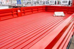 中国重汽HOWO 悍将 140马力 3.85米排半栏板轻卡(万里扬5档)(ZZ1047C3215F145)