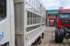 福田 时代领航G5 液刹 4.17米单排纯电动仓栅式轻卡100.46kWh