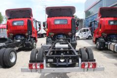 陕汽商用车 德龙G300 170马力 4.18米单排仓栅式轻卡(7T后桥)(SX5046CCYNP6341)