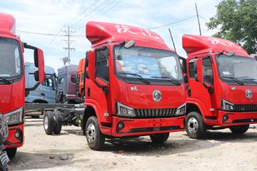 陕汽商用车 德龙G300 170马力 4.18米单排仓栅式轻卡(7T后桥)(SX5046CCYNP6341)