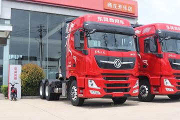 东风商用车 天龙旗舰KX 嵘耀版 570马力 6X4 LNG牵引车(液缓)