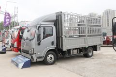 陕汽商用车 德龙G300 155马力 4.18米单排仓栅式轻卡(SX5043CCYNP6331)