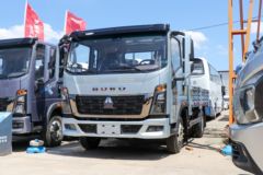 中国重汽HOWO 统帅 150马力 3.85米排半栏板轻卡(法士特8档)(ZZ1097G3315F191)