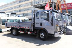 中国重汽HOWO 统帅 165马力 3.85米排半栏板轻卡(法士特8档)(ZZ1047G3215F144B)