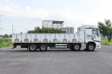 �й����� HOWO MAX 540���� 8X4 AMT�Զ����ʻ�ˮ��Ʒ���䳵(����������)(ZXD5310TSCZQHW1)ͼƬ