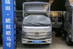 福田 欧马可X 122马力 3.83米排半仓栅式轻卡(气刹)(BJ5044CCY-4A)