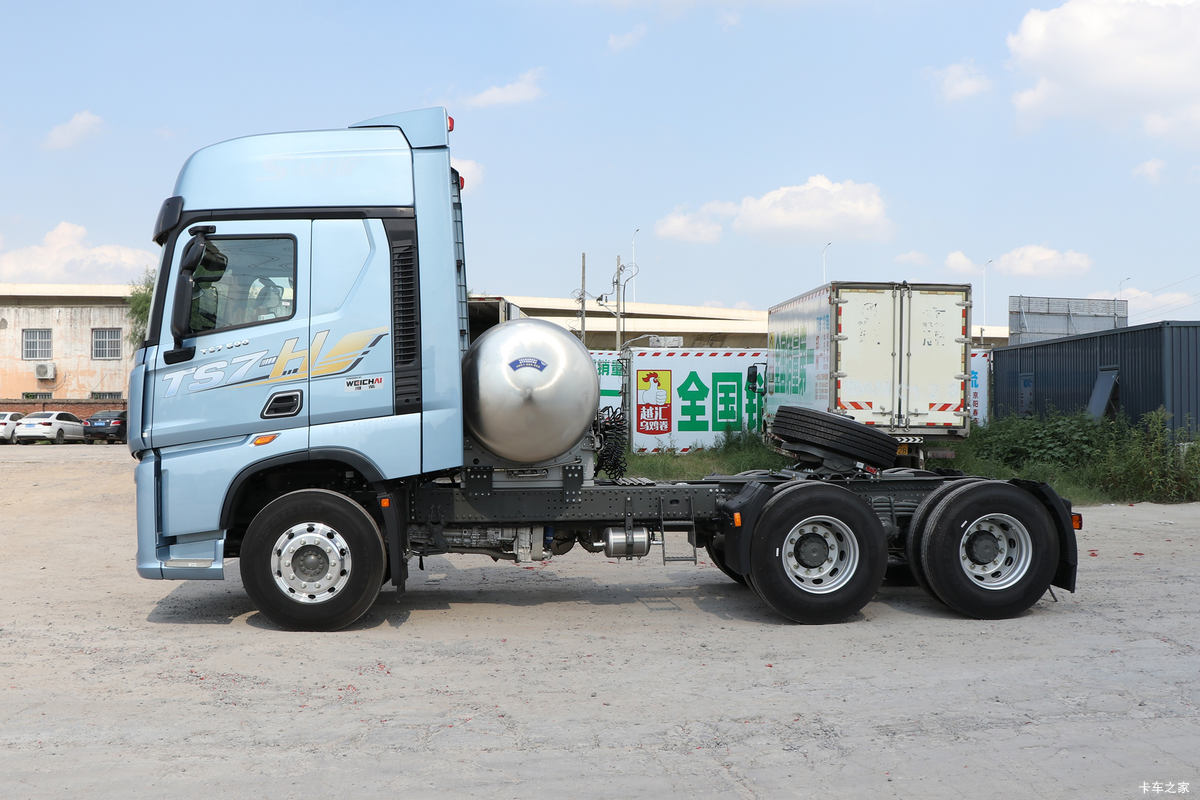 干线标载创富利器 重汽HOWO TS7 590马力LNG牵引车深度解析