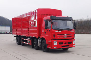 三环十通 昊龙 舒适版 300马力 8X2 8.7米仓栅式载货车(国六)(8挡)(STQ5312CCYA6)