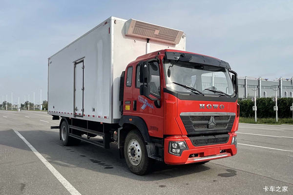 中国重汽HOWO G5X 245马力 4X2 6.8米冷藏车(国六)(ZZ5187XLCK561DF1)