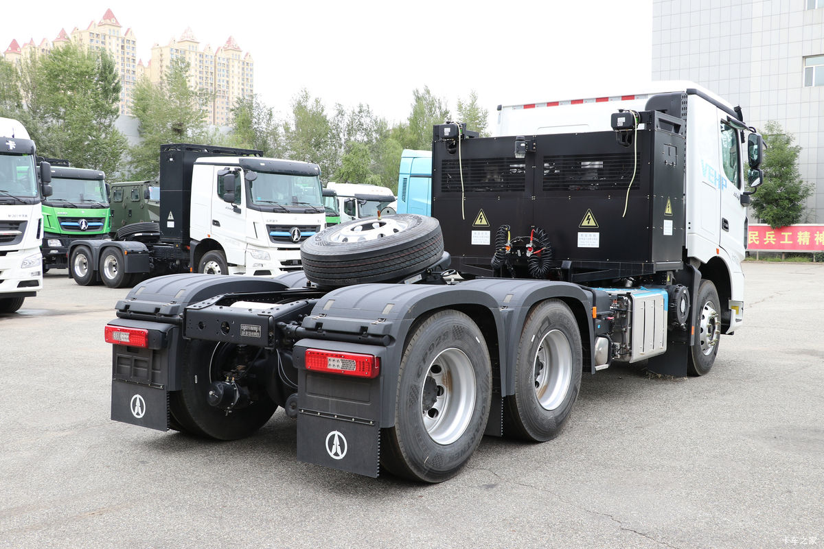 【图】北奔 V3重卡 25T 6X4 插电式混合动力牵引车105kWh_实拍图片_1985172_卡车之家