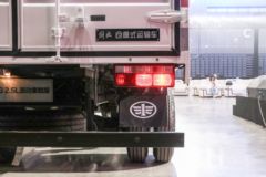 解放虎6G 4.16米单排插电式混合动力仓栅式轻卡 盟固利14.02kWh