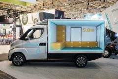 飞碟Enter 海外版 2.52米单排纯电动厢式微卡41.86kWh