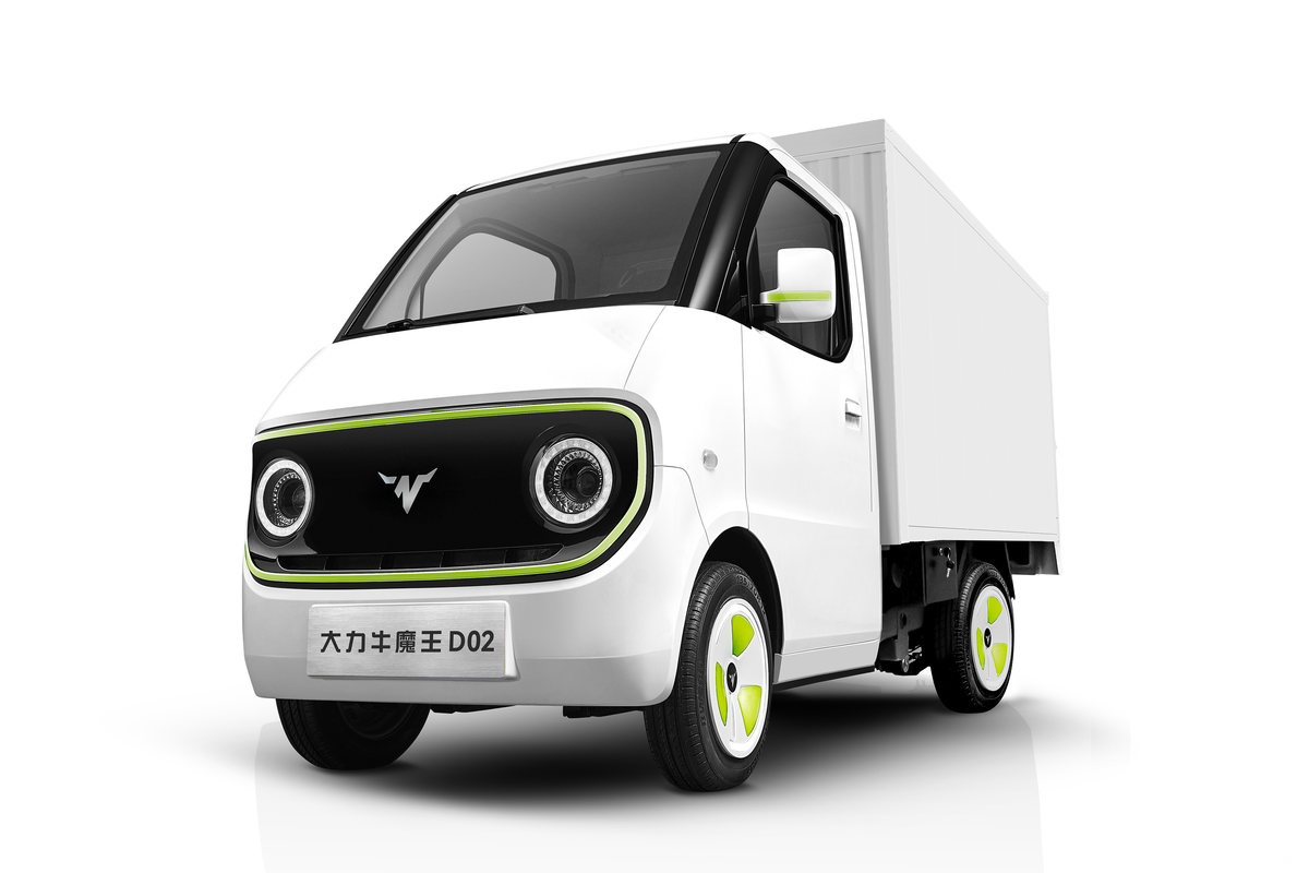 大力牛魔王 D02 舒适型 1T 1.84米单排纯电动厢式微卡