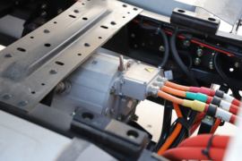 锐航EV&nbsp;电动自卸车底盘图片