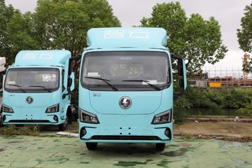 陕汽商用车 智云S300 天行版 4.5T 4.18米单排纯电动仓栅式轻卡(气刹)(SX5047CCYBEV341N)100.07kWh