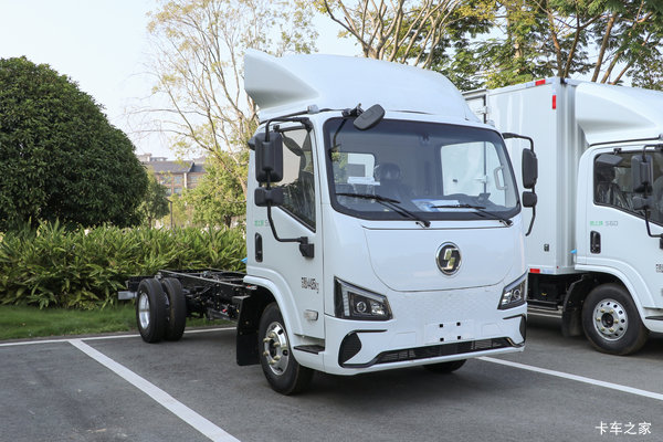 陕汽商用车 智云S300 天行版 4.5T 4.08米纯电动冷藏车(汇川电机)(气刹)(SX5047XLCBEV341N)100.07kWh