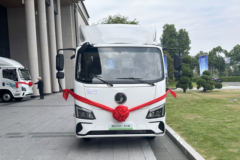 陕汽商用车 智云S300 天行版 4.5T 4.18米单排纯电动仓栅式轻卡(汇川电机)(气刹)120.27kWh