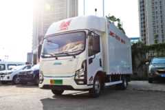 江铃 乐行E路达 快递物流版 4.5T 4.2米单排纯电动厢式轻卡77.28kWh