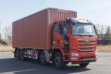一汽解放 J6L 经典版 350马力 8X2 9.6米翼开启厢式载货车(CA5310XYKP62K1L5T10E6)