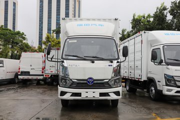 福田奥铃智蓝EM 3.79米排半纯电动厢式微卡 亿纬59.4kWh
