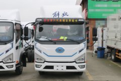 解放 虎6G 4.5T 4.16米单排纯电动厢式轻卡131.98kWh