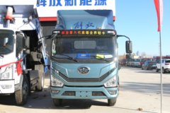 解放虎6G 4.16米单排插电式混合动力仓栅式轻卡 盟固利14.02kWh