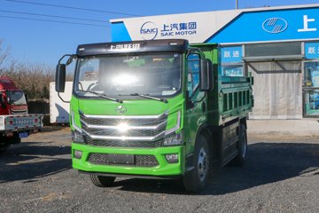 上汽跃进 大麒麟EH5 4X2 4.2米排半纯电动自卸车 宁德时代190.51kWh