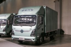 福田奥铃 智蓝EL-Plus 重载长续航版 8.5T 4.14米单排纯电动厢式轻卡140kWh