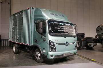 福田奥铃 智蓝EL-Plus 重载长续航版 8.5T 4.14米单排纯电动厢式轻卡140kWh