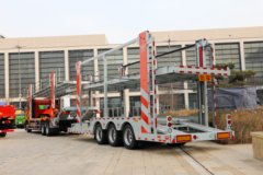 一汽解放 J6P 480马力 6X4 LNG车辆运输车