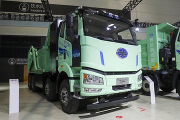 一汽解放J6P 8X4 5.8米换电式纯电动自卸车 启源400.62kWh