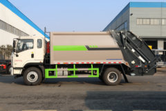 陕汽商用车 轩德X9 200马力 4X2 压缩式垃圾车(程力威牌)(CLW5181ZYSBHJ)