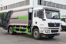 陕汽重卡底盘&nbsp;垃圾运输车外观图片