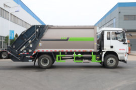 陕汽重卡底盘&nbsp;垃圾运输车外观图片