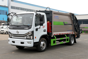 东风 多利卡D7 165马力 4X2 压缩式垃圾车(程力威牌)(CLW5140ZYSBHJ)