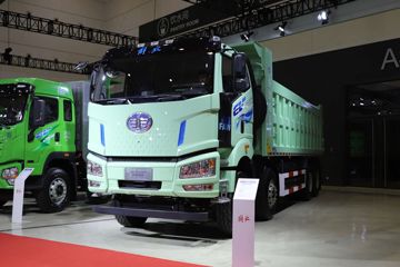 一汽解放J6P 8X4 8米纯电动自卸车 宁德时代361.75kWh