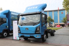 中国重汽 豪曼 星蓝Max 4.5T 4.18米单排纯电动栏板轻卡100.46Wh