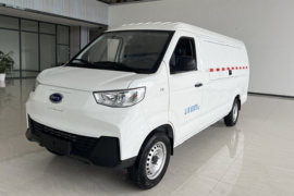 申龙&nbsp;电动封闭厢货外观图片