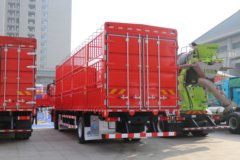 陕汽重卡 德龙M5000 菁英版 320马力 6X2 9.55米仓栅式载货车