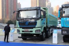 陕汽德龙X5000E 8X4 8.6米纯电动自卸车 400.61kWh