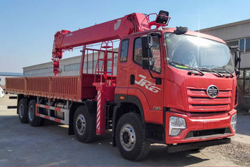 青岛解放 JK6 350马力 8X4 随车吊(昱明威牌)(YMW5310JSQJK6)