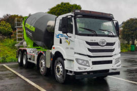 悍V&nbsp;混凝土搅拌车外观                                                图片