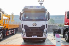 东风柳汽乘龙H7 400马力 8X4 散装饲料运输车(运力牌)