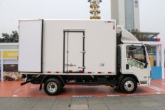 陕汽商用车德龙G300 200马力 4X2 柴油 法士特8档 4.06米冷藏车