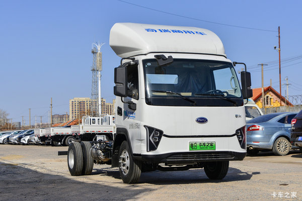 奇瑞商用车 零米 聚能运营版 气刹 4.2米单排纯电动栏板轻卡 宁德时代140kWh