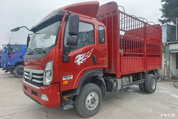 中国重汽成都商用车V3 2.5L柴油 180马力 法士特8档 3.85米排半仓栅式轻卡