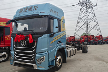 陕汽德龙G6000 菁英版 6.8L柴油 320马力 4X2 法士特10档 AMT自动档 9.5米翼开启厢式载货车