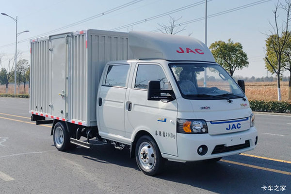 江淮恺达EX6 3米双排纯电动厢式微卡 亿纬65.67kWh