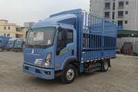 中国重汽成都商用车 V3系 4X2 4.15米单排纯电动仓栅式轻卡 宁德时代100.46kWh