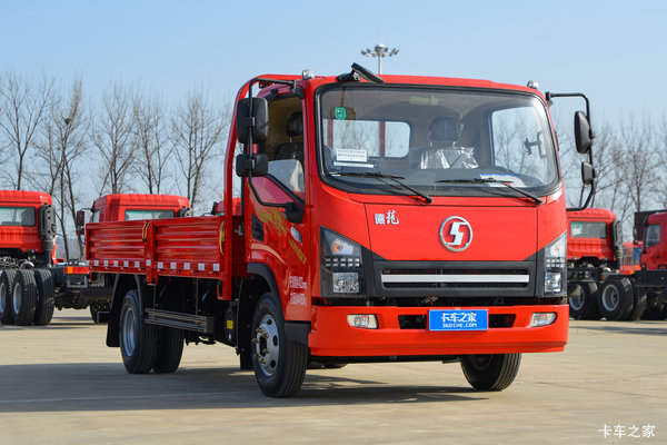 陕汽商用车 德龙G1 137马力 4.18米单排栏板轻卡(法士特6档)